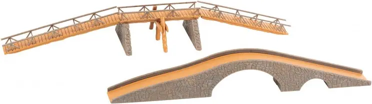 120526 Zweifussgängerbrücke H0 1:87 – Bild 2