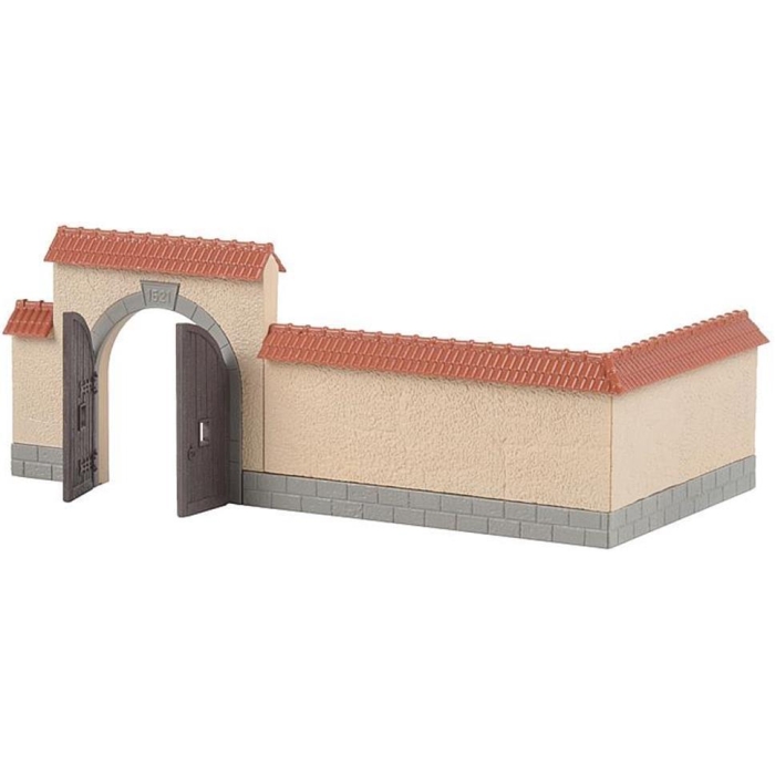 180400 Mauer mit Tor H0 1:87 – Bild 2