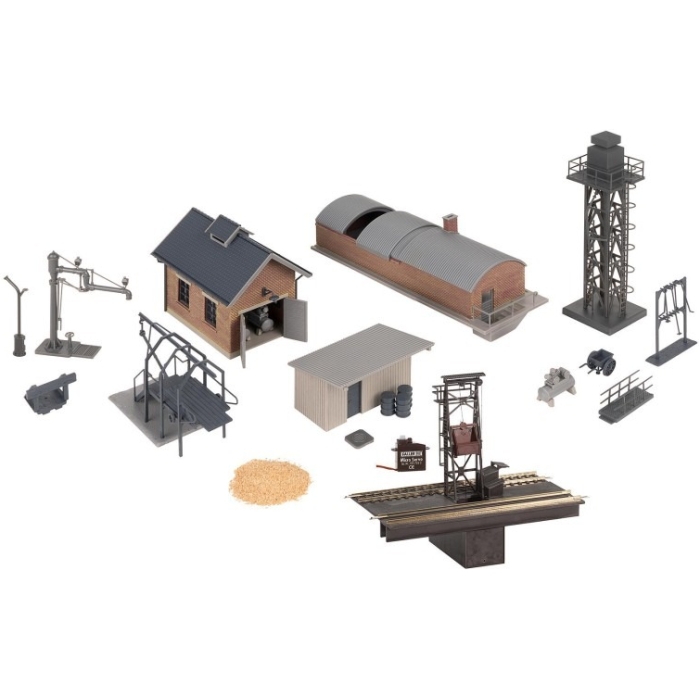 120296 Ausgestaltung-Set Bahnbetriebswerk  H0 1:87 – Bild 2