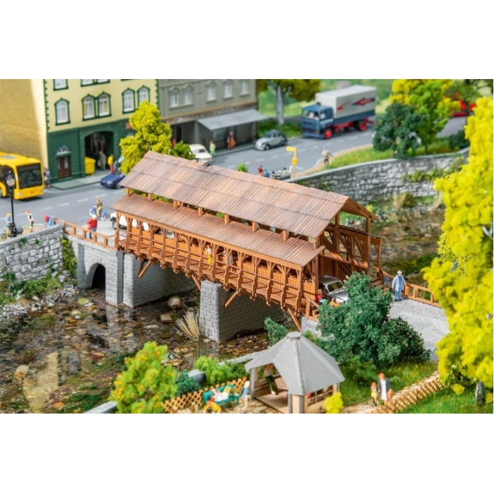 120527 Eisenbahn-Holzbrücke H0 1:87