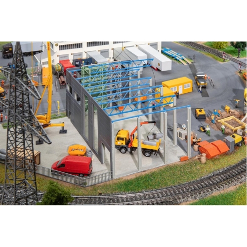 130892 Industriehalle im bau Systembau H0 1:87