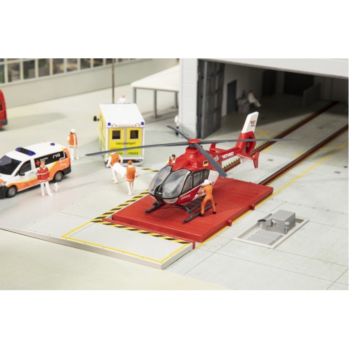 131020 Hubschrauber EC135 Luftrettung H0 1:87