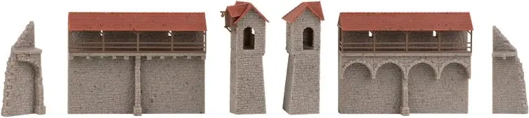 232170 Altstadtmauer-Set N / 1:160 – Bild 2