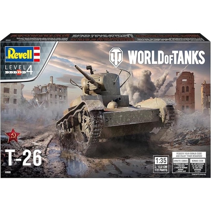 03505 - T-26 "World of Tanks" 1:35 von Revell
