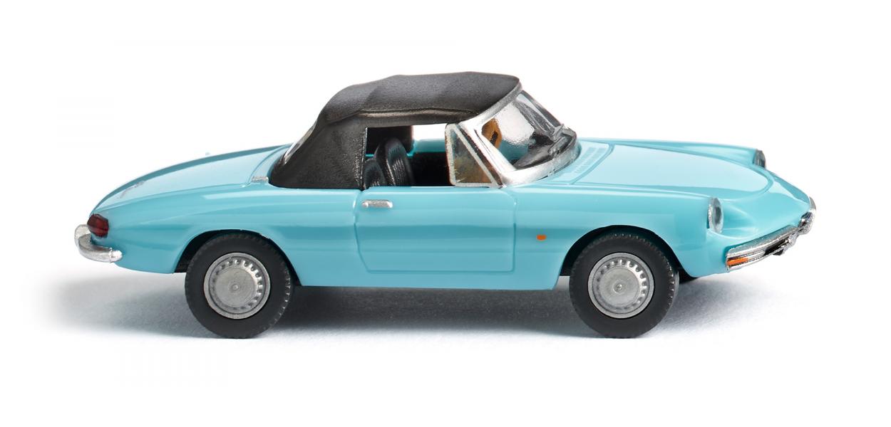 020604 Alfa Spider - hellblau H0 Wiking 1:87