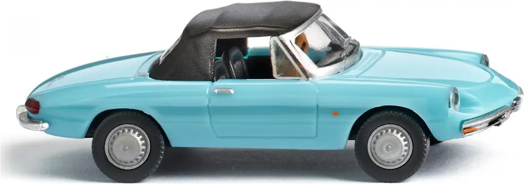 020604 Alfa Spider - hellblau H0 Wiking 1:87