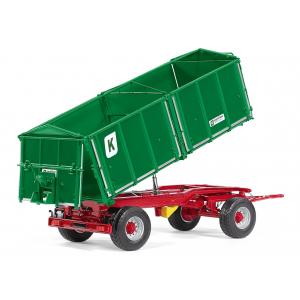 077827 Kröger Zweiachs- Dreiseitenkipper HKD 302 1:32 Wiking – Bild 2