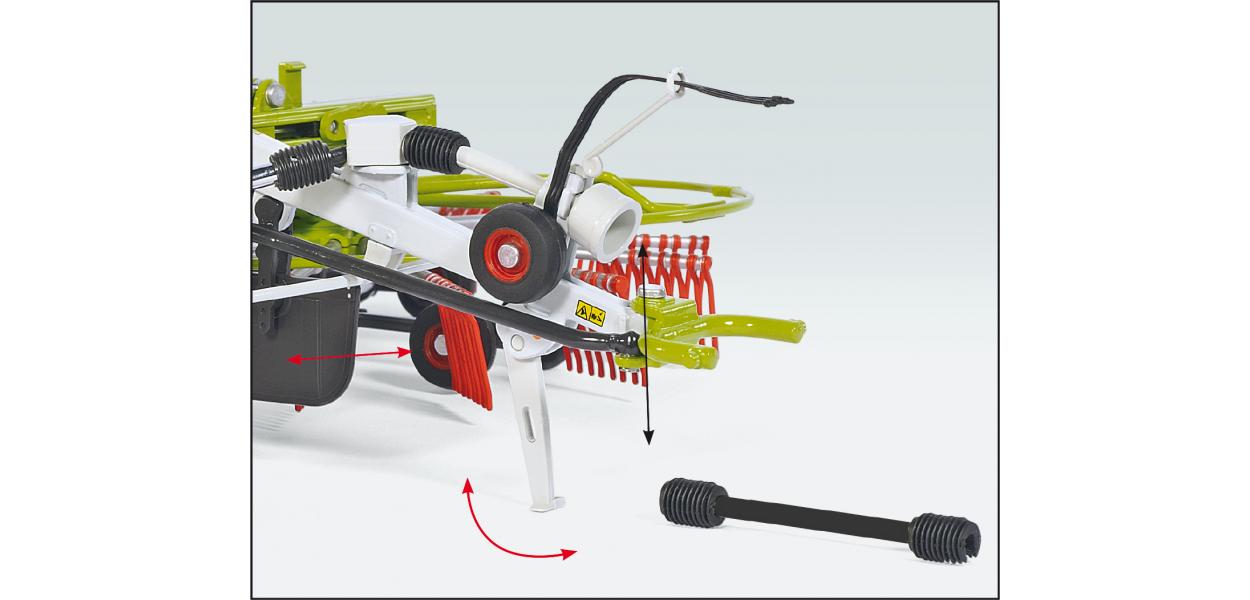 077828 Claas Schwader Liner 2600 1:32 Wiking – Bild 2