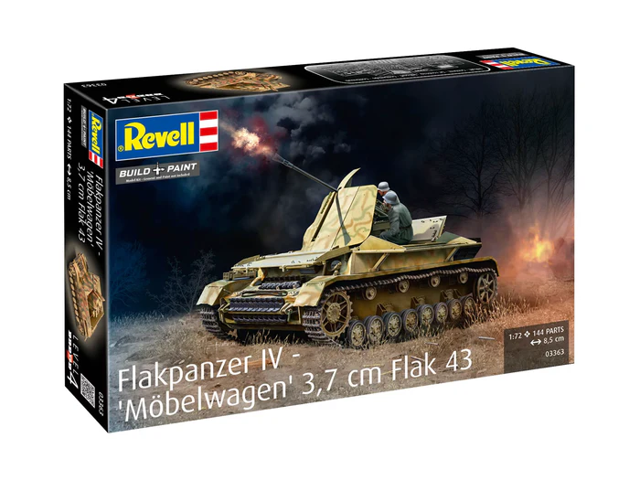 03363 Flakpanzer IV "Möbelwagen" 3.7cm Flak 43 1:72