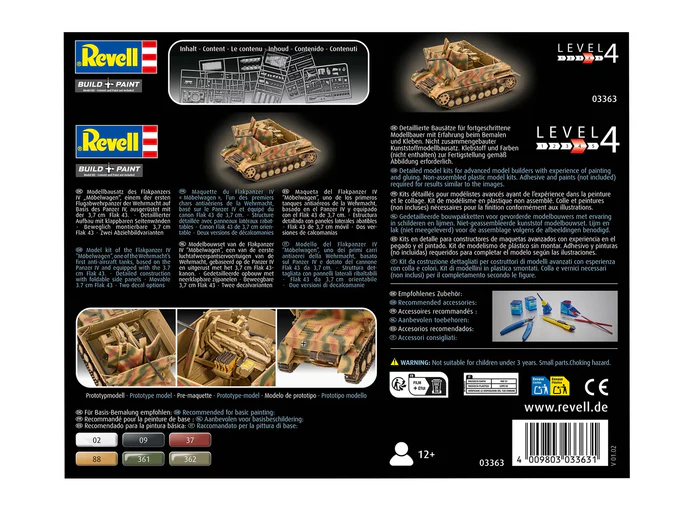 03363 Flakpanzer IV "Möbelwagen" 3.7cm Flak 43 1:72 – Bild 2