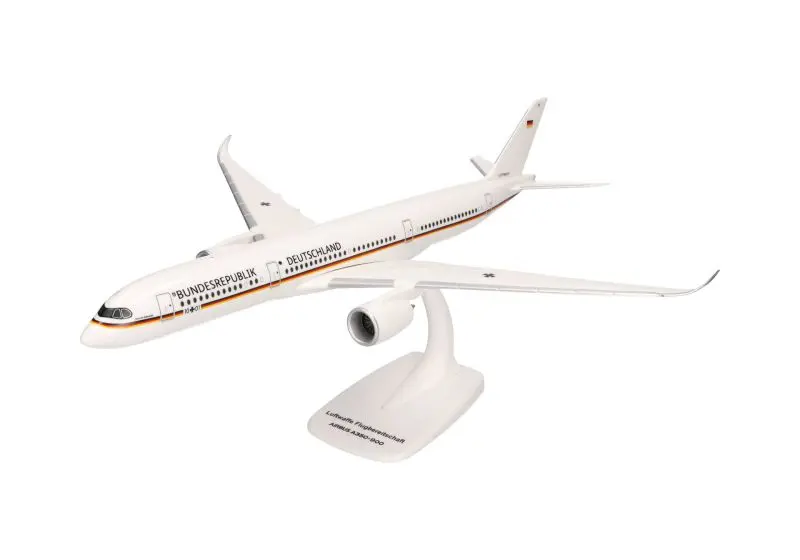 613484 Herpa Luftwaffe Flugbereitschaft Airbus A350-900 - 10+01 "Konrad Adenauer" SnapFit