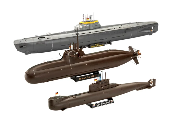 05186 70 Years Bundeswehr:Wilhelm Bauer,Type 206A,Class2 1:144 Revell – Bild 2