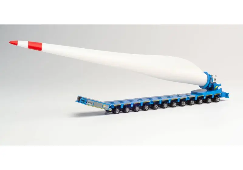 313032 Flügeltransport Goldhofer FTV 300 mit Windradflüge "Felbermayr" Herpa