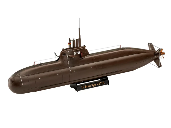 05186 70 Years Bundeswehr:Wilhelm Bauer,Type 206A,Class2 1:144 Revell – Bild 5