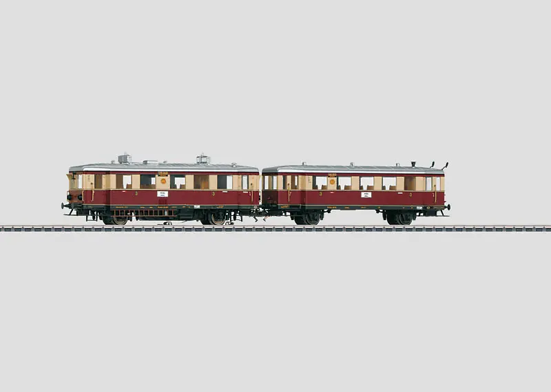 37707 Dieseltriebwagen mit Beiwagen BR VT 135 & BR 140, DRG HO von Märklin