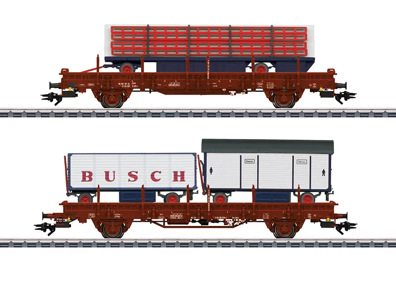 45042 Güterwagen-Set Zirkus Busch Märklin HO