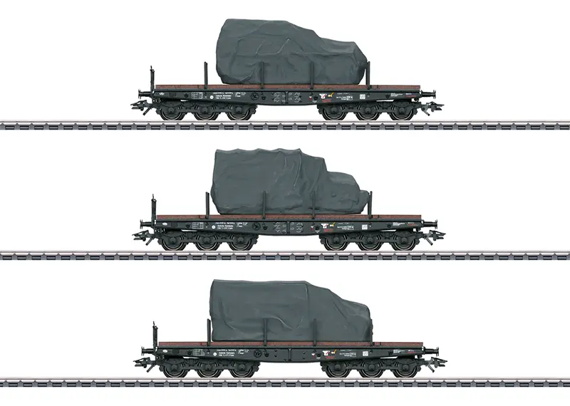 48660 Schwerlast-Flachwagen-Set SSyms Köln HO Märklin