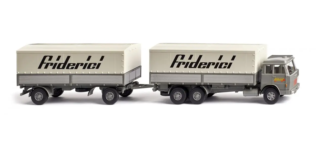 047502 Pritschenhängerzug (Hanomag Henschel) "Friderici"
