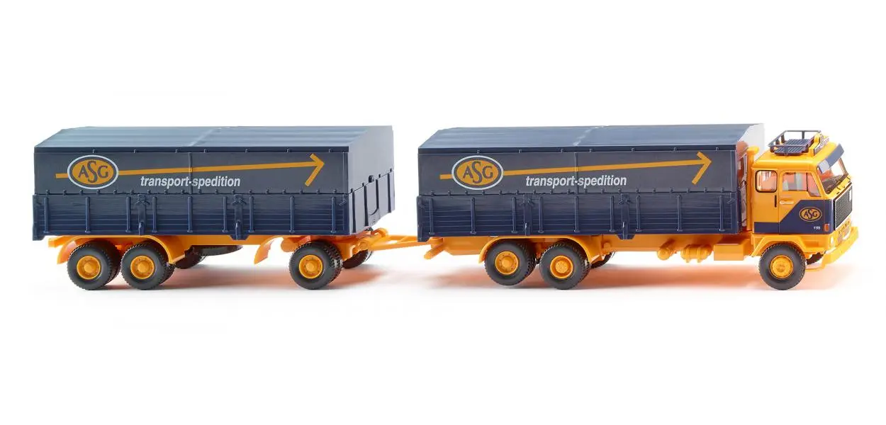 043308 Pritschenhängerzug (Volvo F89) "ASG"