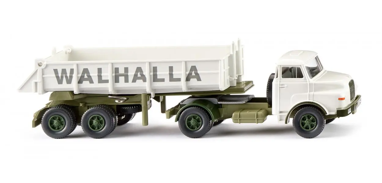 067707 Hinterkippersattelzug (MAN) "Walhalla Kalk" HO Wiking